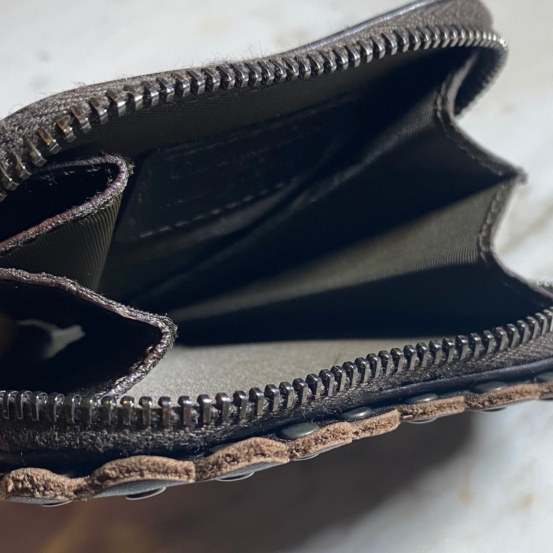 CHRISTIAN DIOR heart motif leather coin purse | NOIR ONLINE