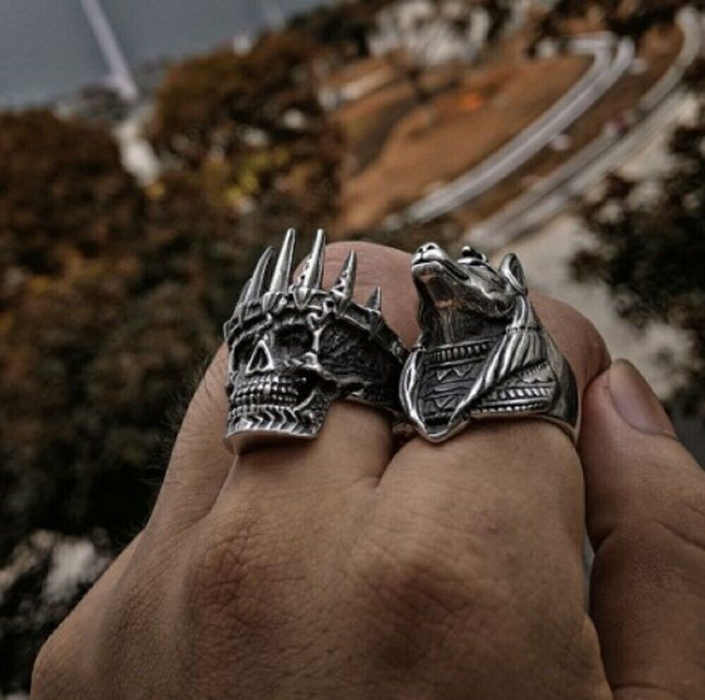 シルバー925 Silver エリザベス女王コインリング/軽研磨仕上げ/17号