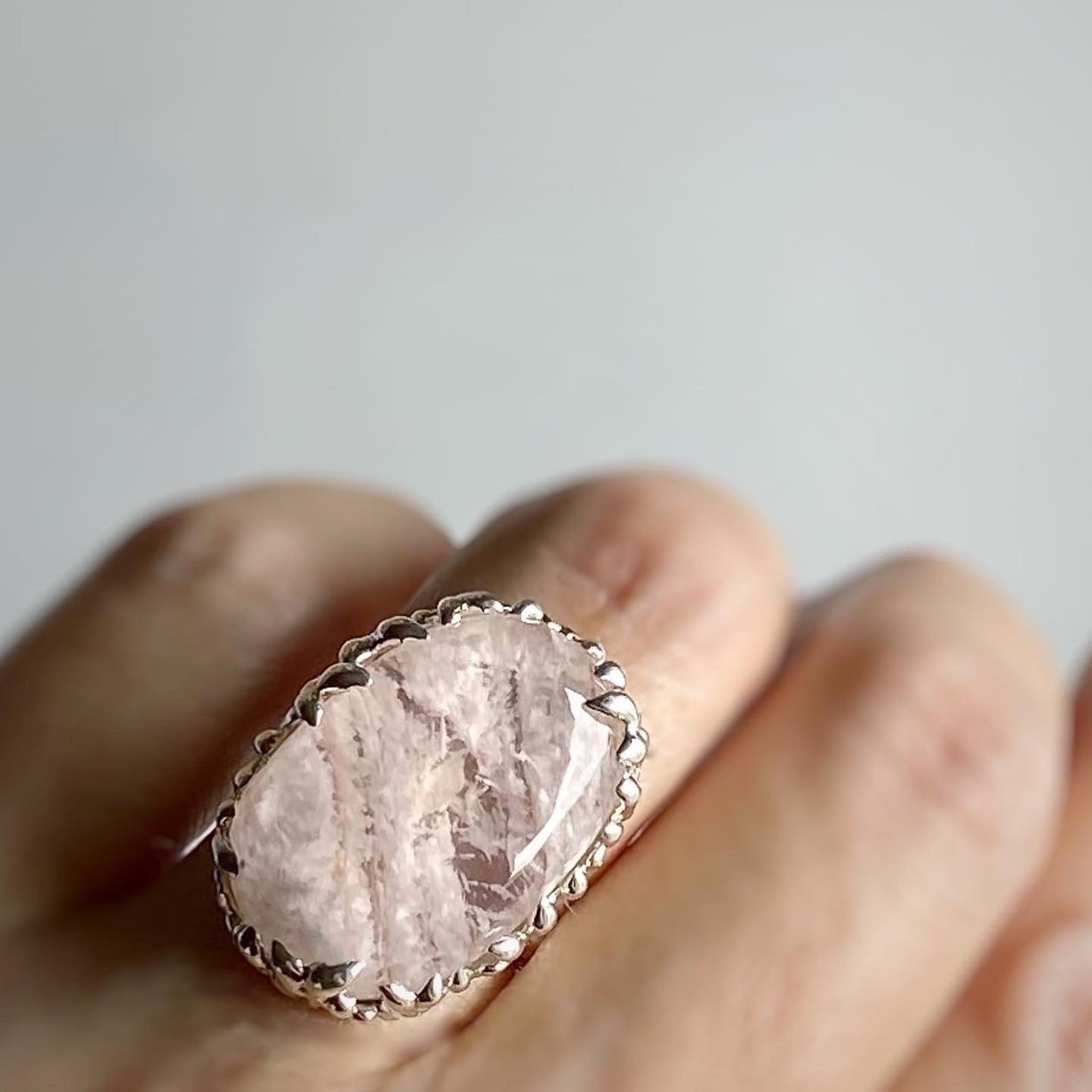 セリサイトインクォーツ リング/silver925 | SNOWPETAL JEWELRY セリサイトインクォーツ リング/silver925 | SNOWPETAL JEWELRY