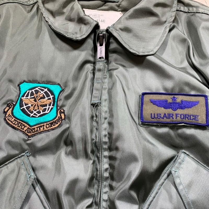 80's U.S.AIR FORCE USAF CWU-45/P フライトジャケット ノーメックス 難燃 DLA100-8-C-0588  ISRATEX社 MIL-J-83388D LARGE 美品 希少 ヴィンテージ BA-1581 RM2000H | agito vintage  powered ...