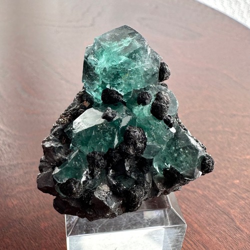 フローライト / パイライト / スファレライト / ヨルダナイト【Pyrite in Fluorite with Sphalerite & Jordanite】ペルー産