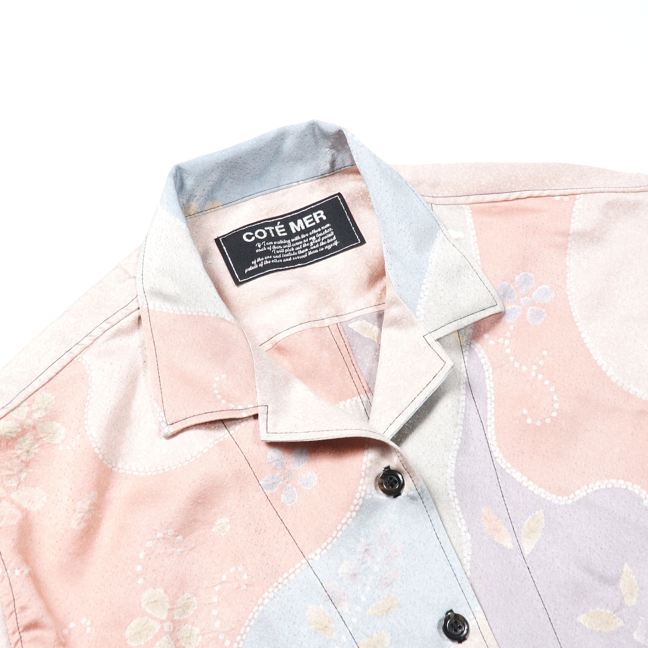KIMONO OPEN COLLAR SHIRT