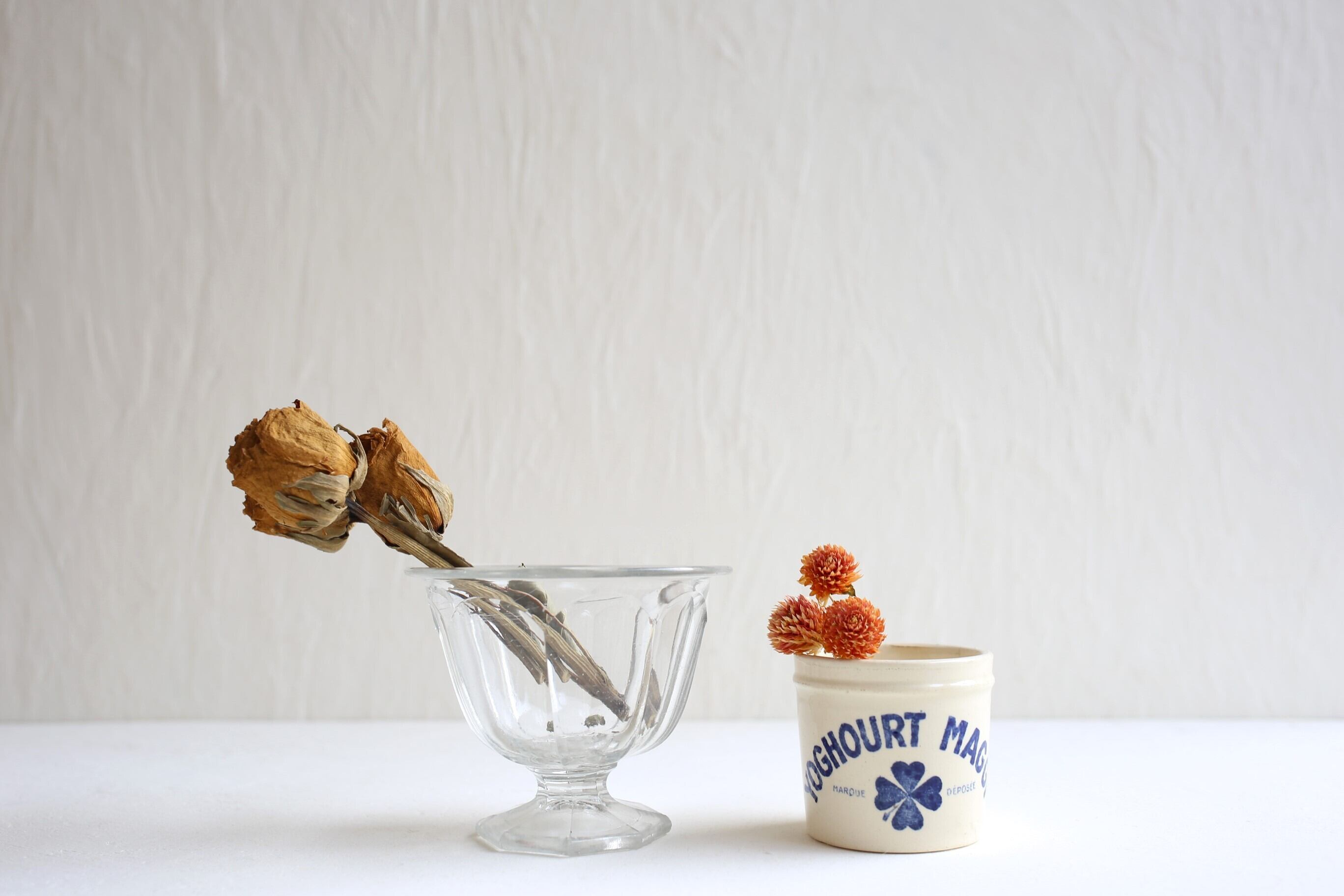 フランス アンティーク Digoin Sarreguemines サルグミンヌ 『YOGHOURT