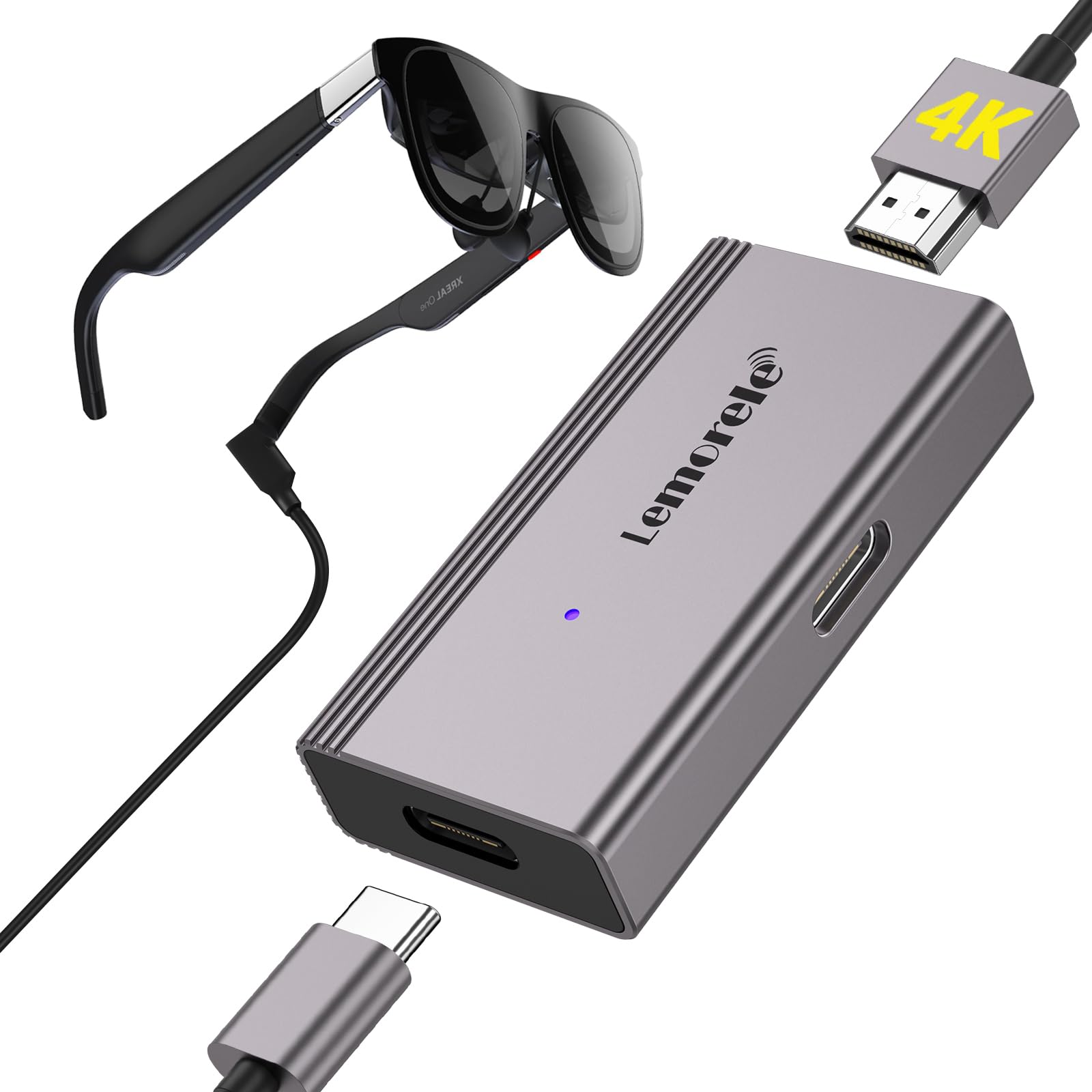 HDMI to USB C 変換アダプタ 4K@60Hz hub Xreal One Air pro2 AR