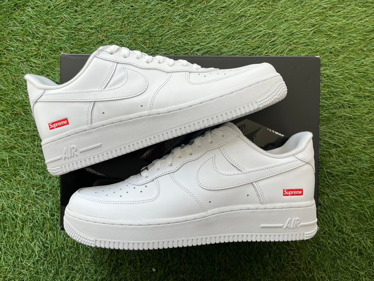Supreme × NIKE AIR FORCE 1 LOW WHITE CU9225-100 27.5cm 18027 