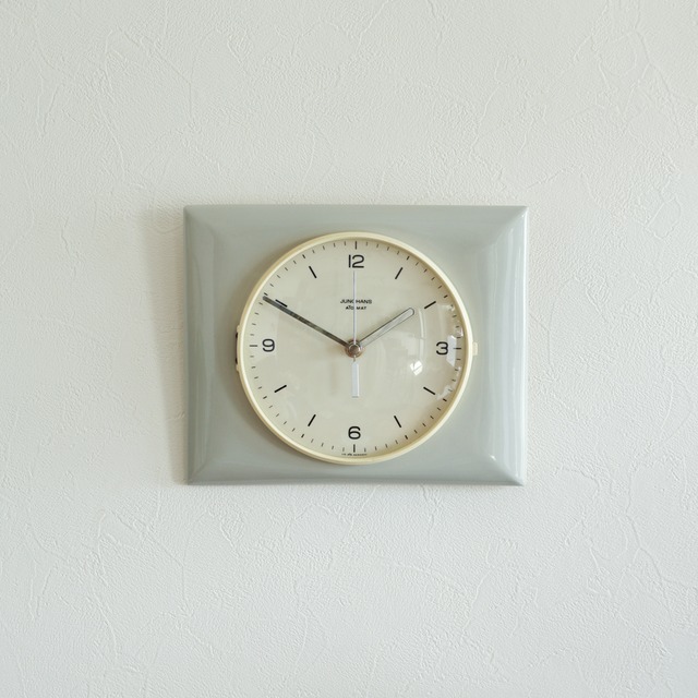 "ATO-MAT" CERAMIC WALL CLOCK | JUNGHANS | 1960s