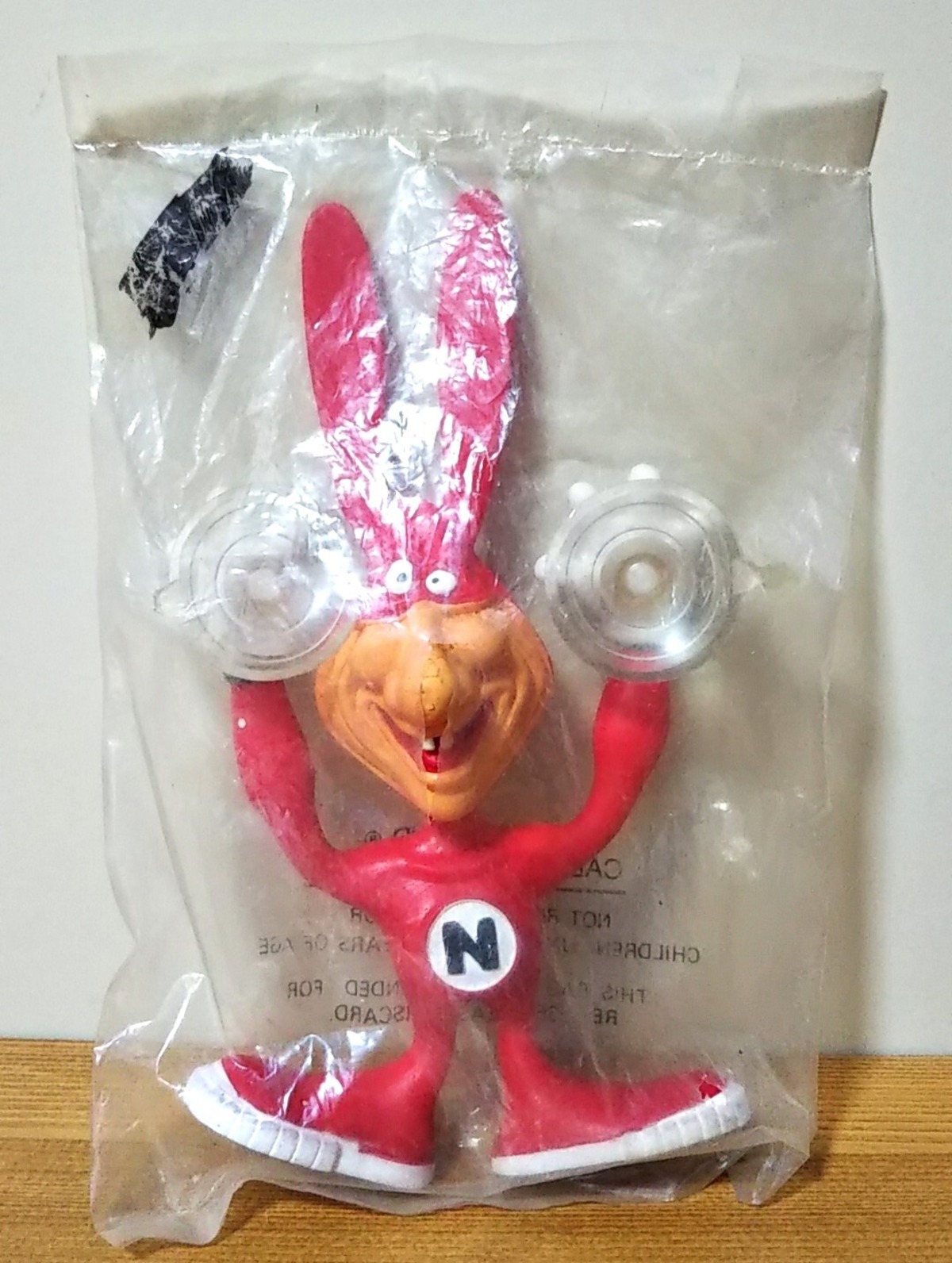 Noid Pvc NOID PVC FIGURE w/SUCTION CUP ノイド 吸盤付きベンダブルフィギュア 未開封 1989年 DOMINO'S ...