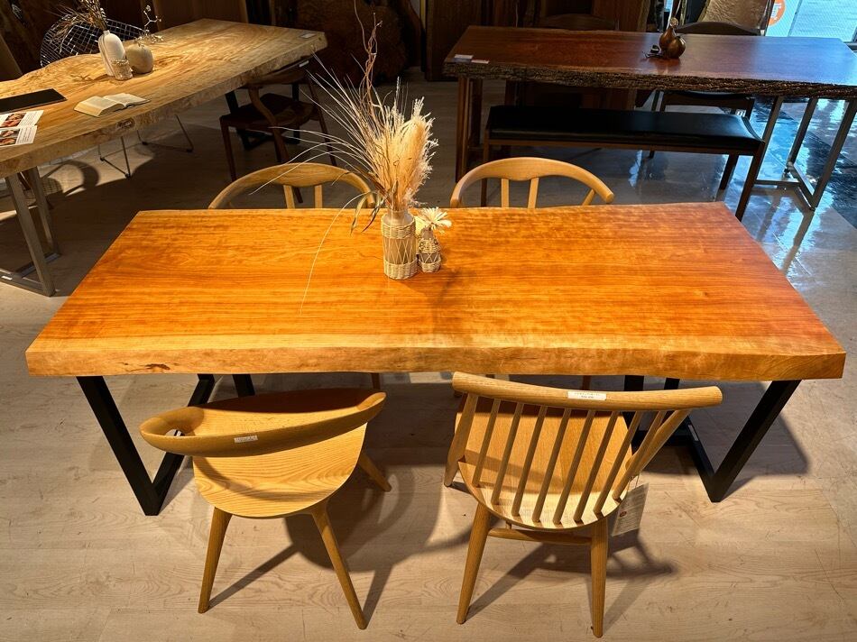 アメリカンブラックチェリー_1850×690-750×60_青山店_テーブル天板/一