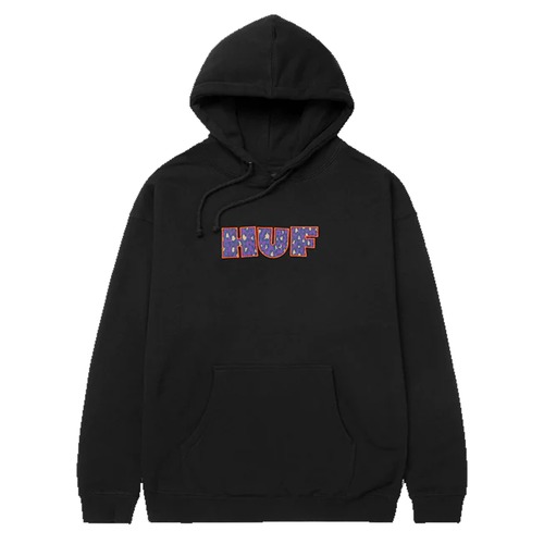 ハフ スウェットパーカー HUF CHEATA P/O HOODIE BLACK [並行輸入]