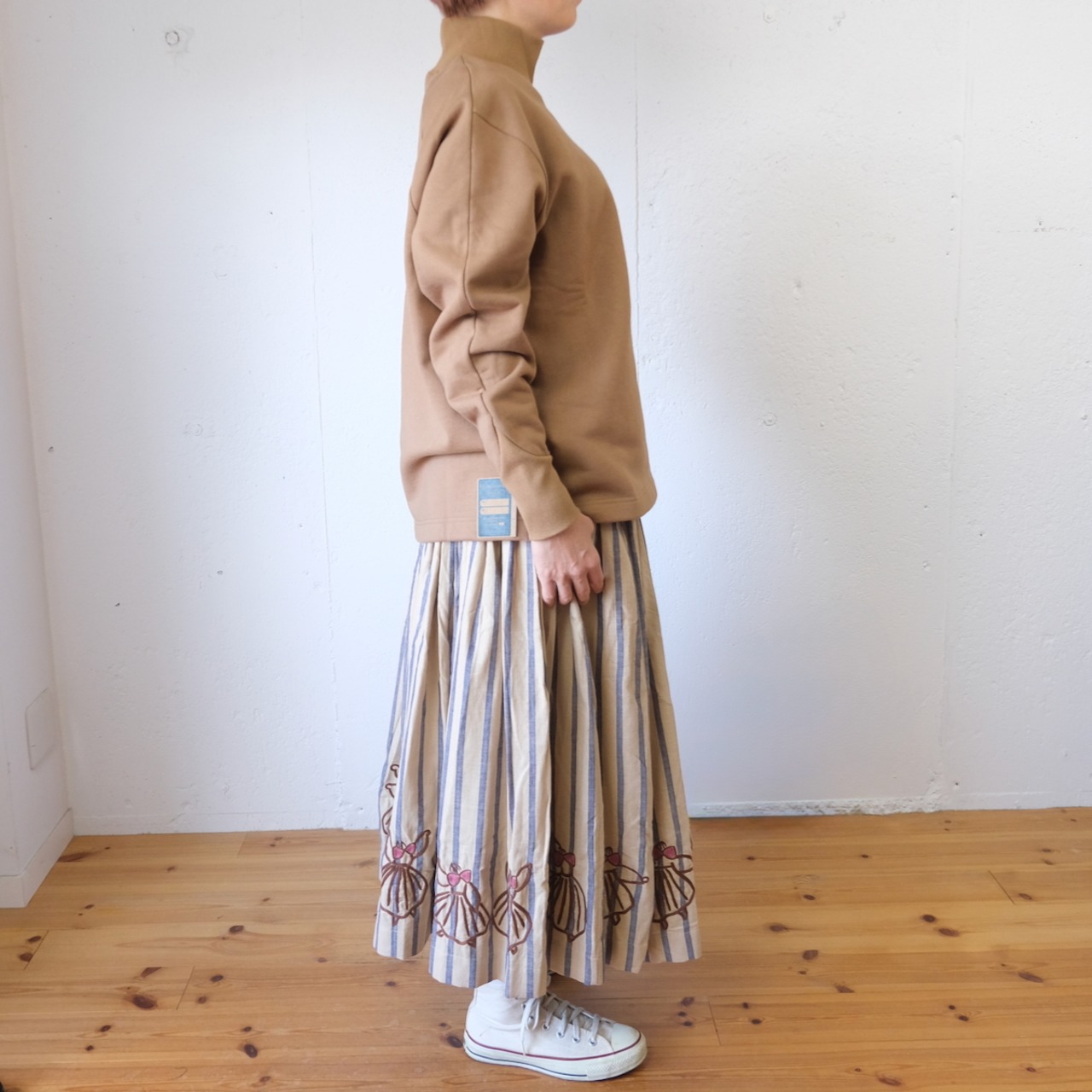 Handwerker (ハンドベーカー) HW turtleneck sweater 裏起毛トレーナー