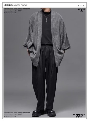 RFDRFD 26SS ワイドストレート リネンパンツ