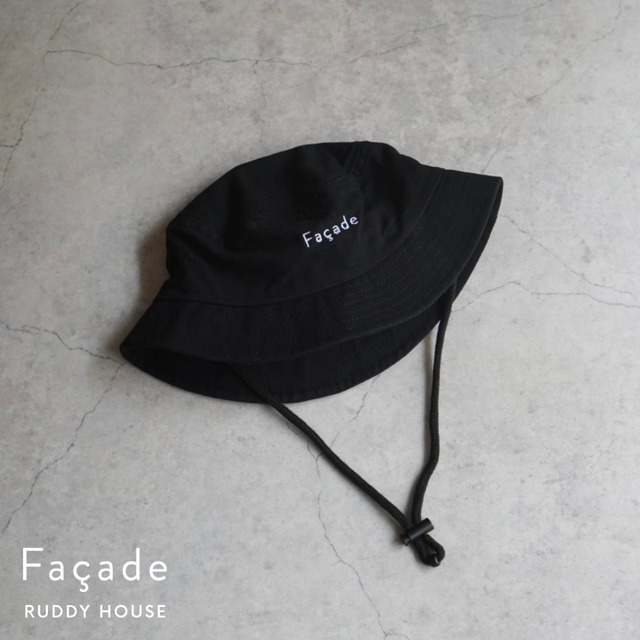 façade / Bucket Hat / Black