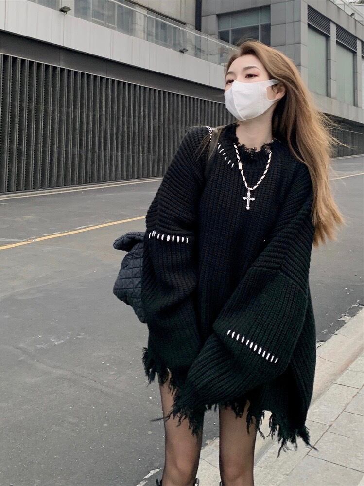 ダメージオーバーニット Aos Antioldschool アンチオールドスクール 韓国ストリートファッション通販 サイト メンズレディースアパレル ダメージオーバーニット Aos Antioldschool アンチオールドスクール 韓国ストリートファッション通販 サイト メンズレディースアパレル