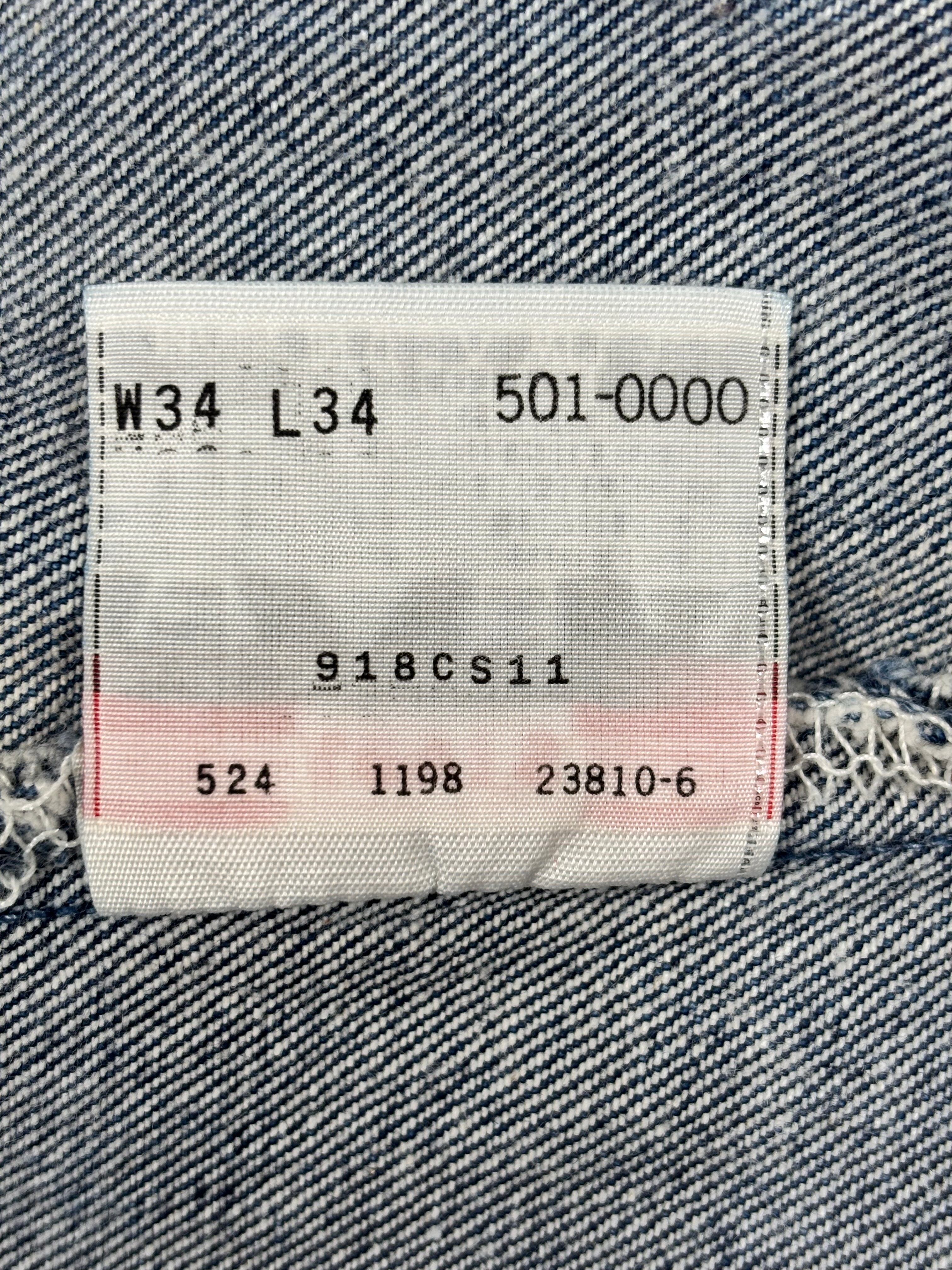 90's Levi's 501 W34 MADE IN USA | The ROUNDABOUT Store