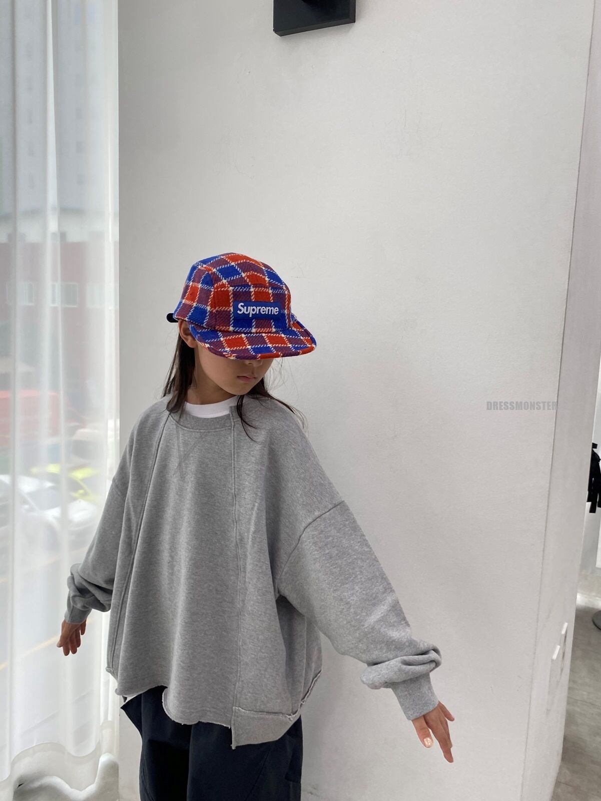 【予約】DRESS MONSTER 切り替えパネルスウェット 120~160