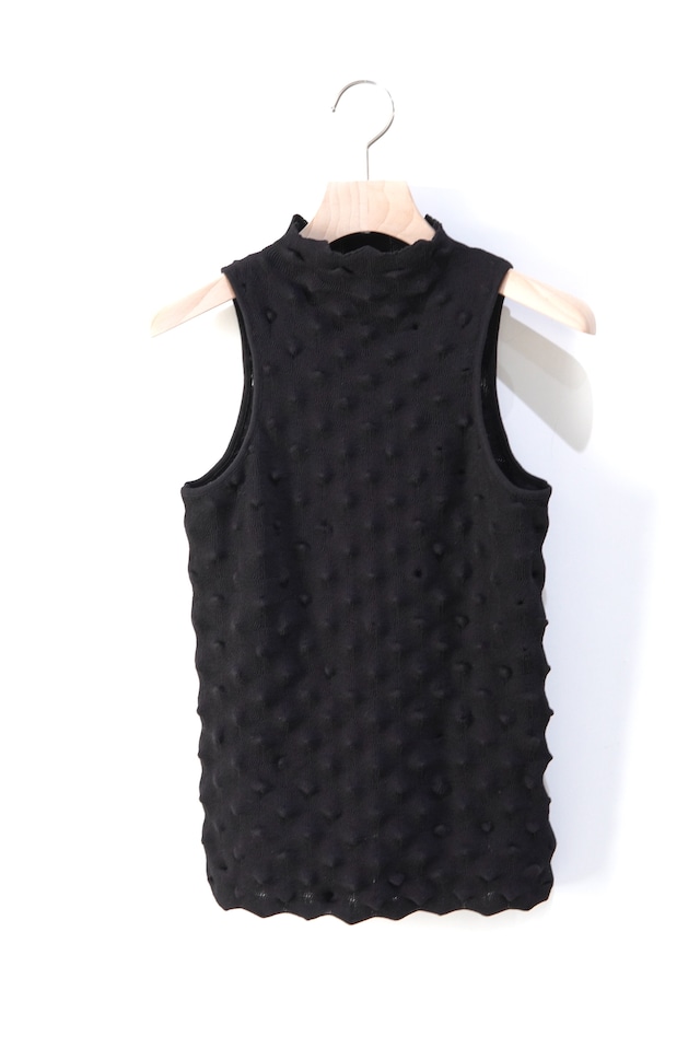 OPEN SESAME CLUB /durian sleeveless tops / Black
