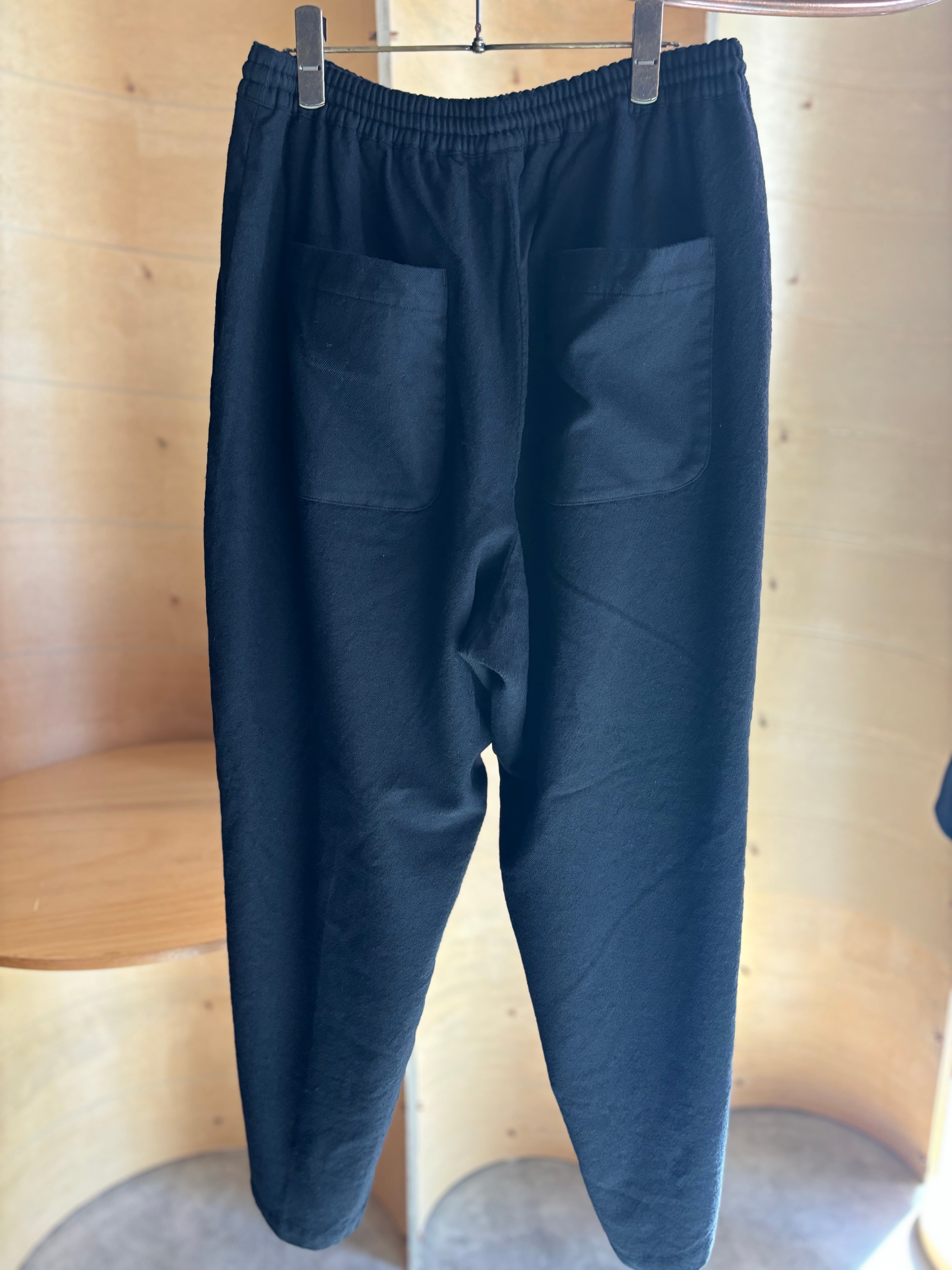 コムデギャルソンオム イージーパンツ ウールツイル生地縮絨 製品洗 XS  