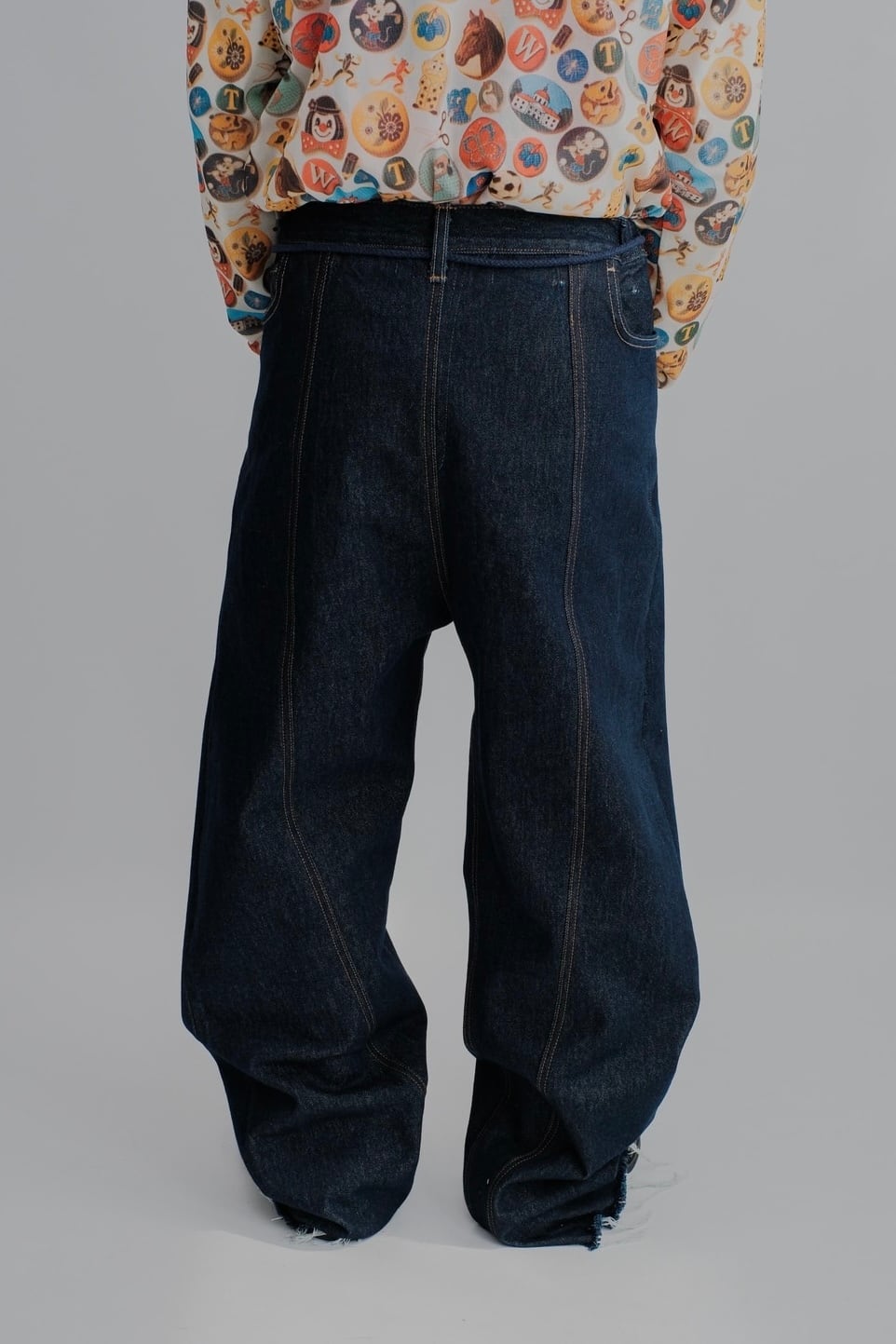 Joone Joonam】Big Reversed Pants | puzzle