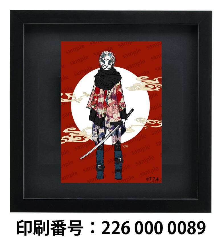 ネップリ イラスト おしゃれ 男性 和風 ネットプリント イラストレーター 絵師 クリエイター タイトル 狐面 作 7 7 4 Iphoneケース Tシャツ メンズ スマホケース レディース Etc 雑貨屋アリうさ
