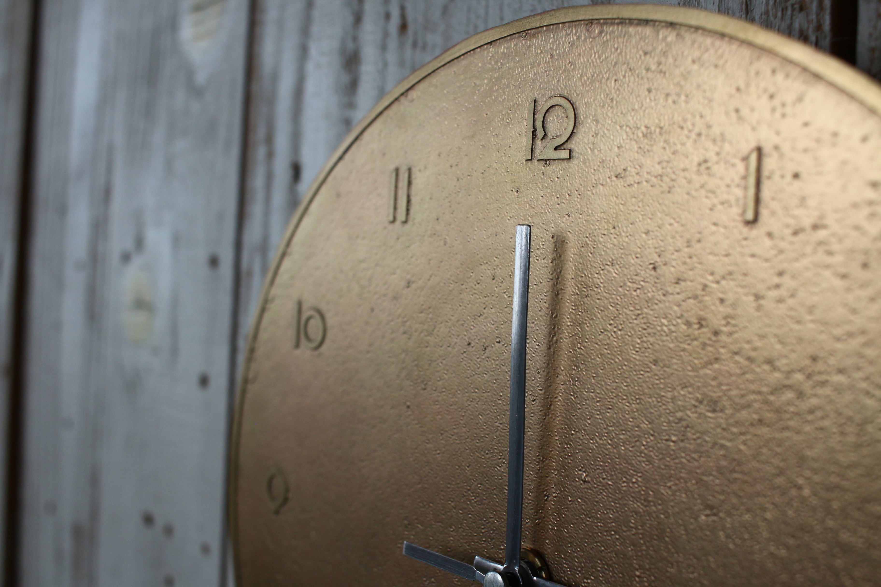 真鍮時計 Mサイズ（22センチ） | sunny side studio サニーサイドスタジオ