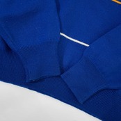 Grand Slam MUNSINGWEAR マンシング ボーダー Vネック ウールニット セーター S/ブルー