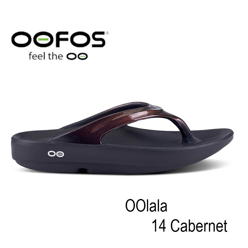 OOFOS ウーフォス リカバリーサンダル OOlala - 14 Cabernet #5020050