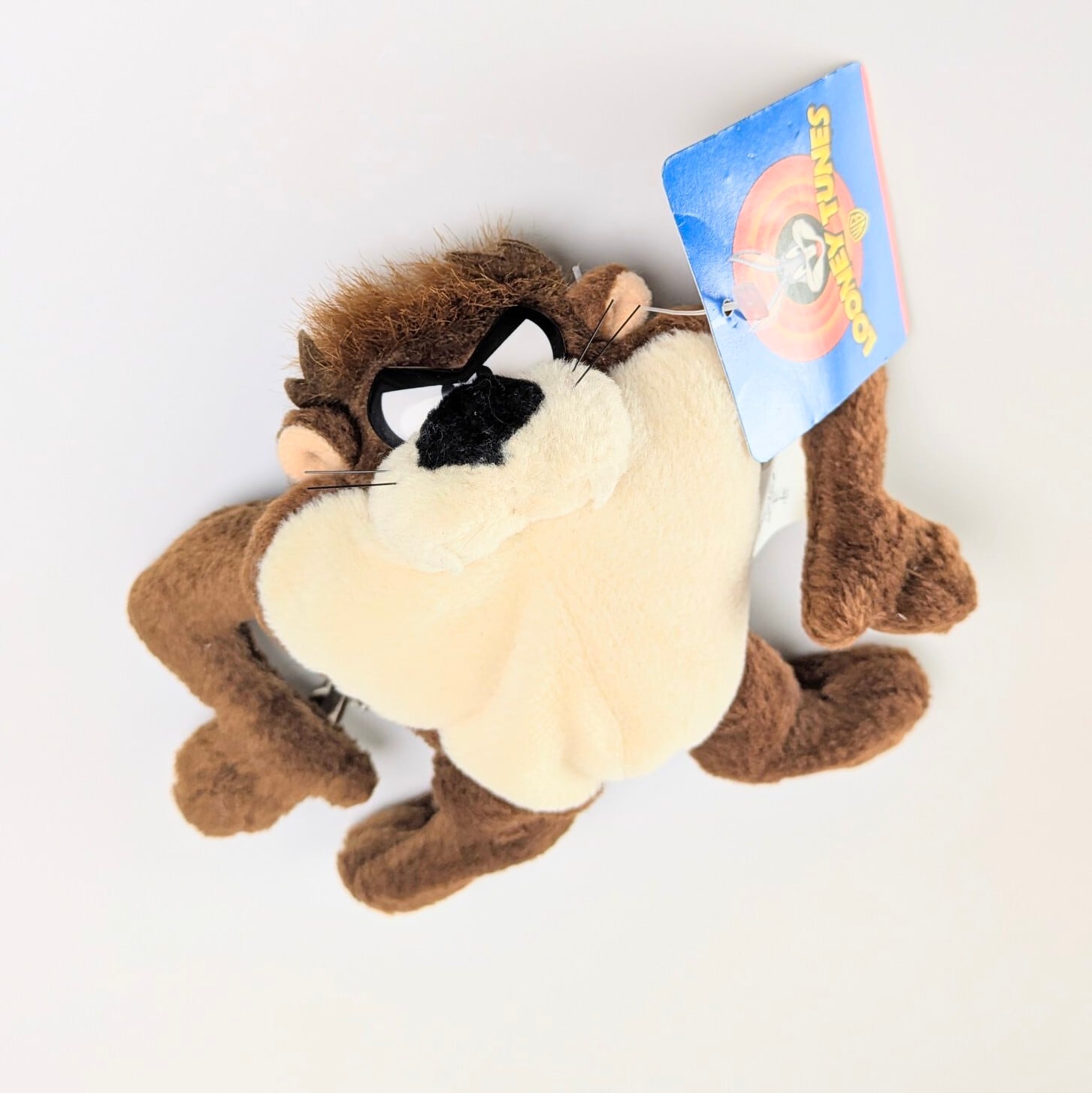 ☆VINTAGE 1999☆【 Looney Tunes ( ルーニーテューンズ )】 タズマニアンデビル / TAZ / ファスナー付きマスコットキーホルダー / ぬいぐるみキーホルダー / コインケース 〚アメリカン雑貨 アメトイ〛