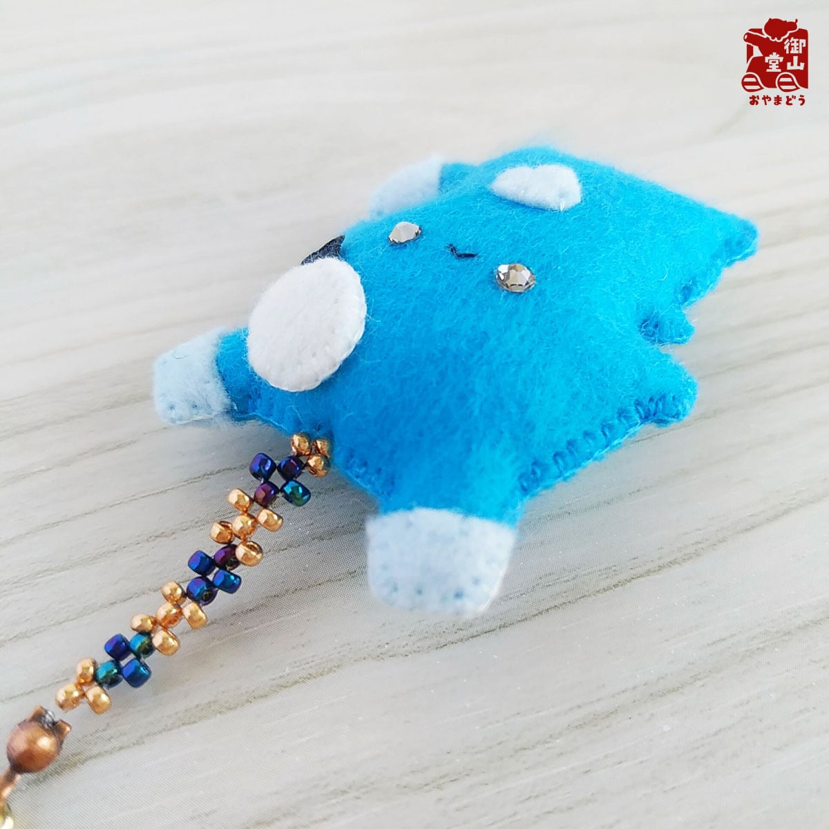 特別価格】陸海空ねこ みにみに♪フェルトストラップ うみすけ | 御山堂