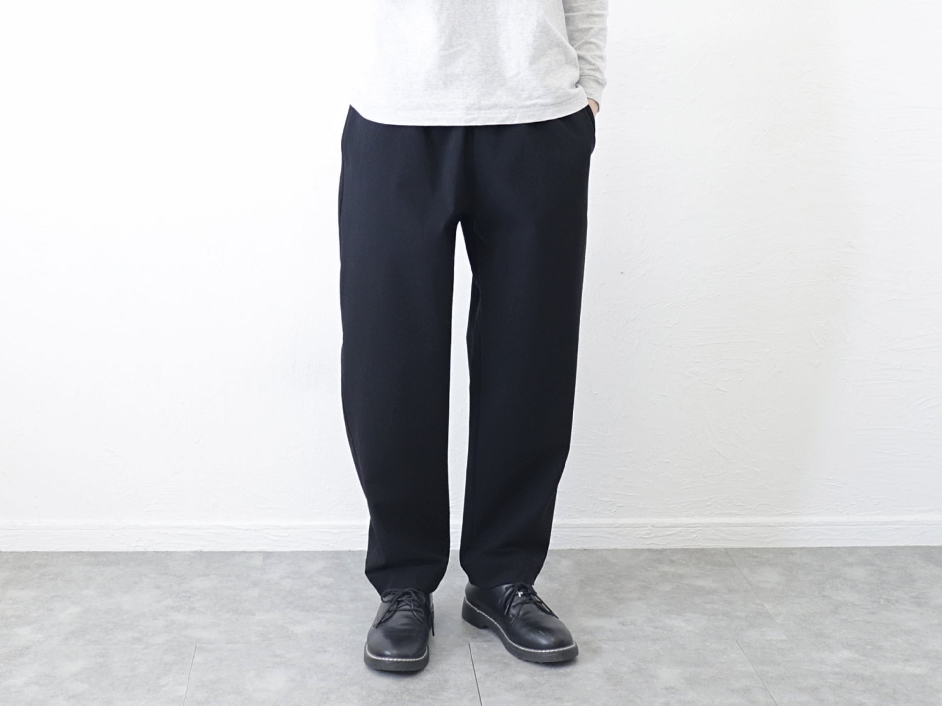 MANUAL ALPHABET / JOURPANTS TAPERED - BLACK　マニュアルアルファベット / ジャーパンツ テーパード