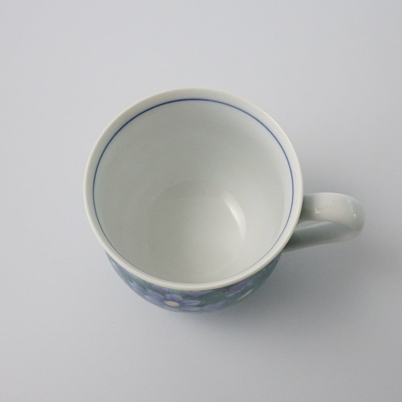 伊万里鍋島焼 畑萬陶苑 グリーン唐草 コーヒーカップ＆ソーサー（化粧