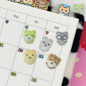 [HEEHEECLUB] ふわふわ HEEHEECLUB ぬいぐるみフォト クリア ステッカー