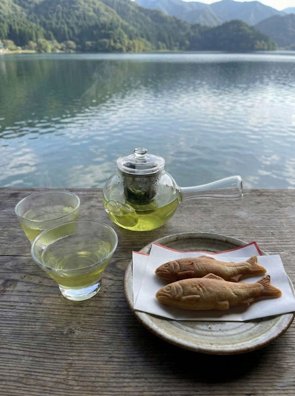 ③-1【お茶を楽しむ休日】急須(こぼし・横手)湯呑みセット 耐熱ガラス製 高級 貴重 贅沢 ゆとりの時間【全国一律送料無料(※北海道・沖縄を除く)】