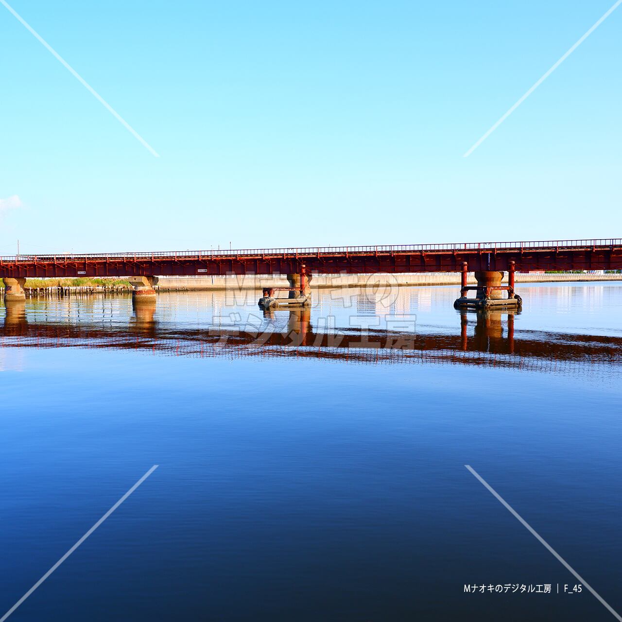 鉄橋 鉄道　 iron bridge railway