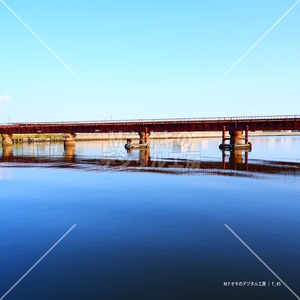 鉄橋 鉄道　 iron bridge railway