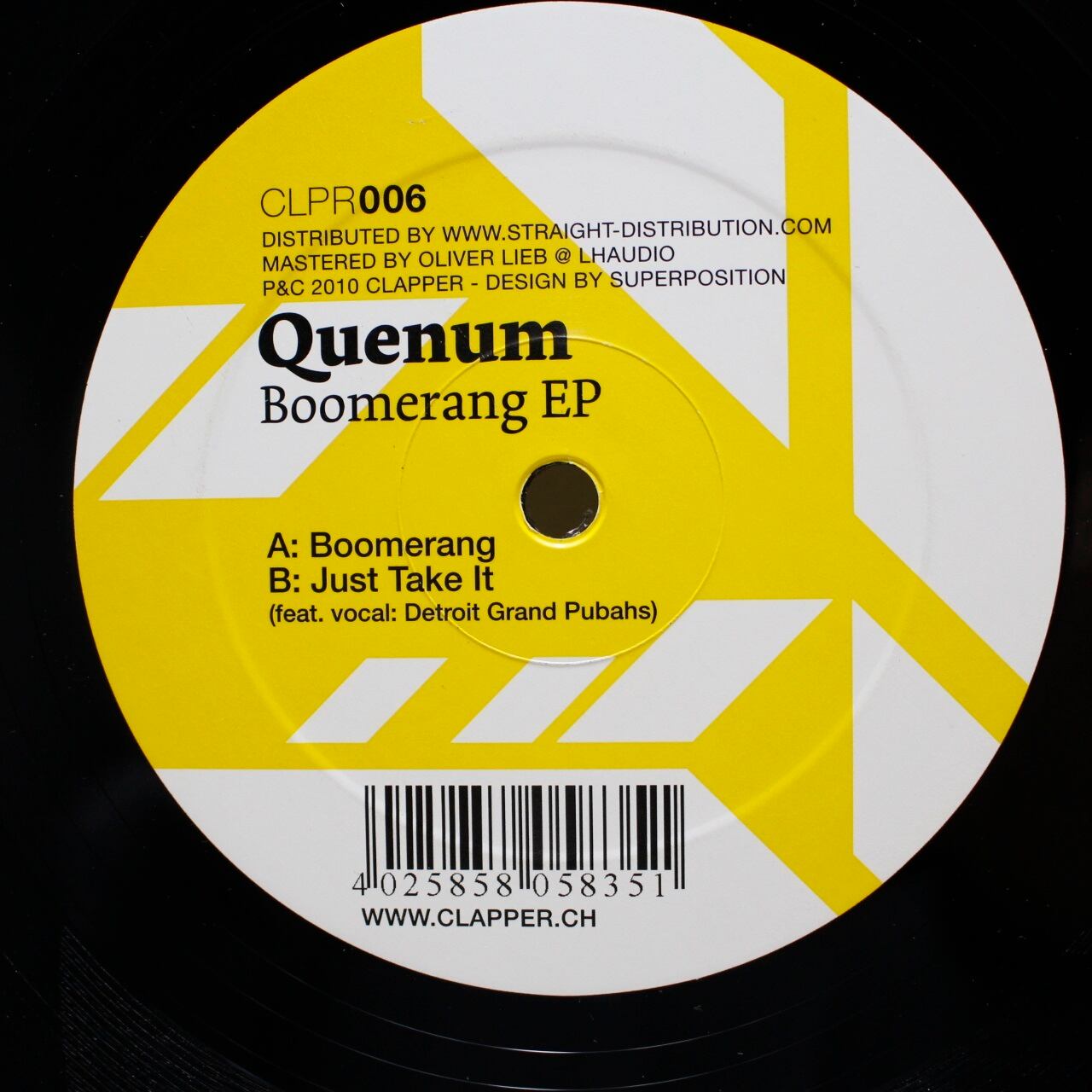 Quenum / Boomerang EP [CLPR006] - 画像2