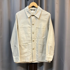 LE LABOUREUR WHITE MOLESKIN COVERALL