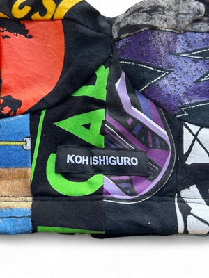 KOH ISHIGURO Upcycled "Print" Patchwork bustier