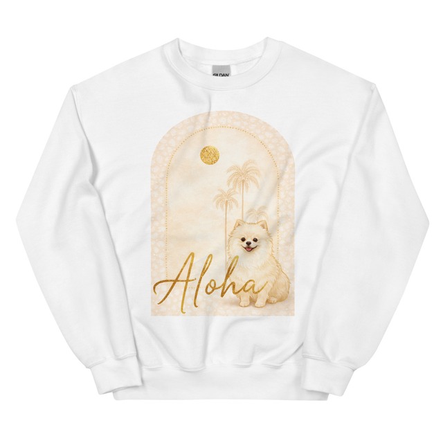 Aloha ポメラニアン ユニセックス スウェット DA0070