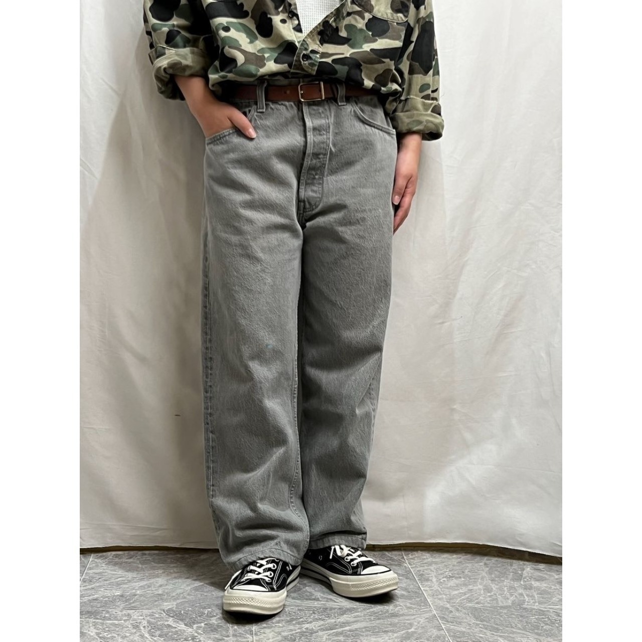 90s USA Levi’s501 カラーデニム デニムパンツ W34 L32
