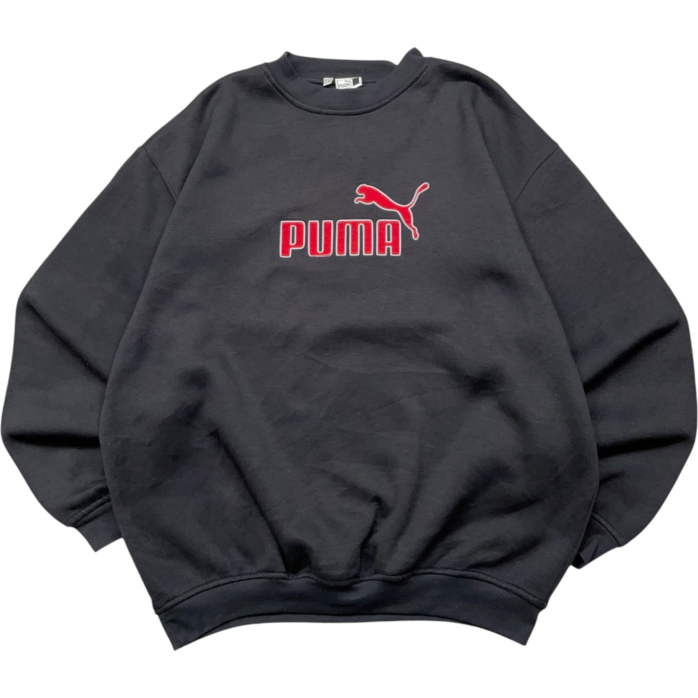 《XXL》 PUMA プーマ スウェット ロゴ ブラック no.5322