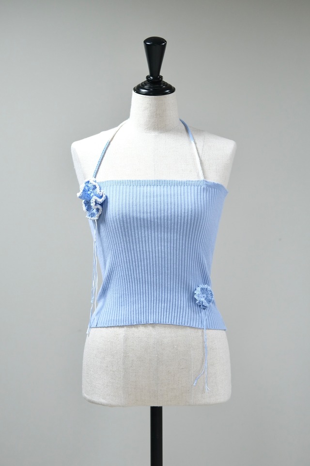 【Kijun】Crochet Knit Tube Top