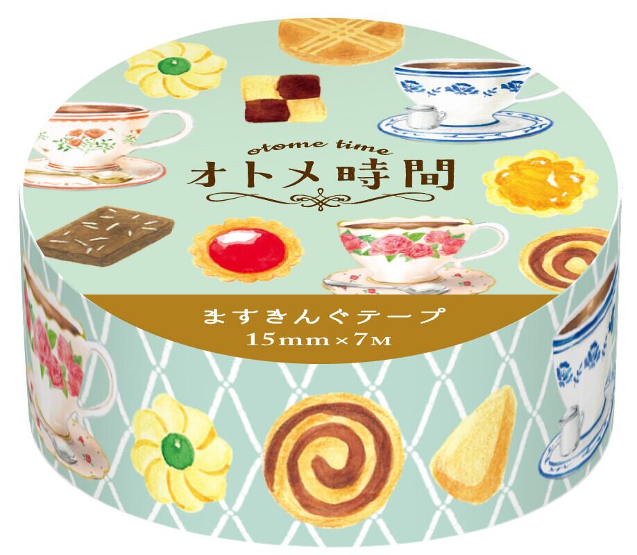 【廃番】古川紙工 オトメ時間 クッキー 15mmマステ FU02