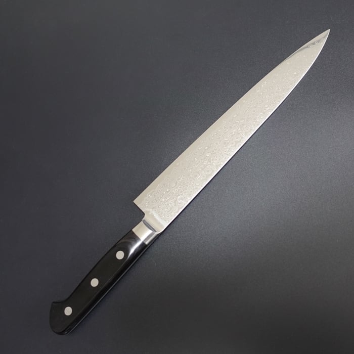 梵天雲龍 包丁 筋引 240mm 越前打刃物 63層ダマスカス VG10 BU-110