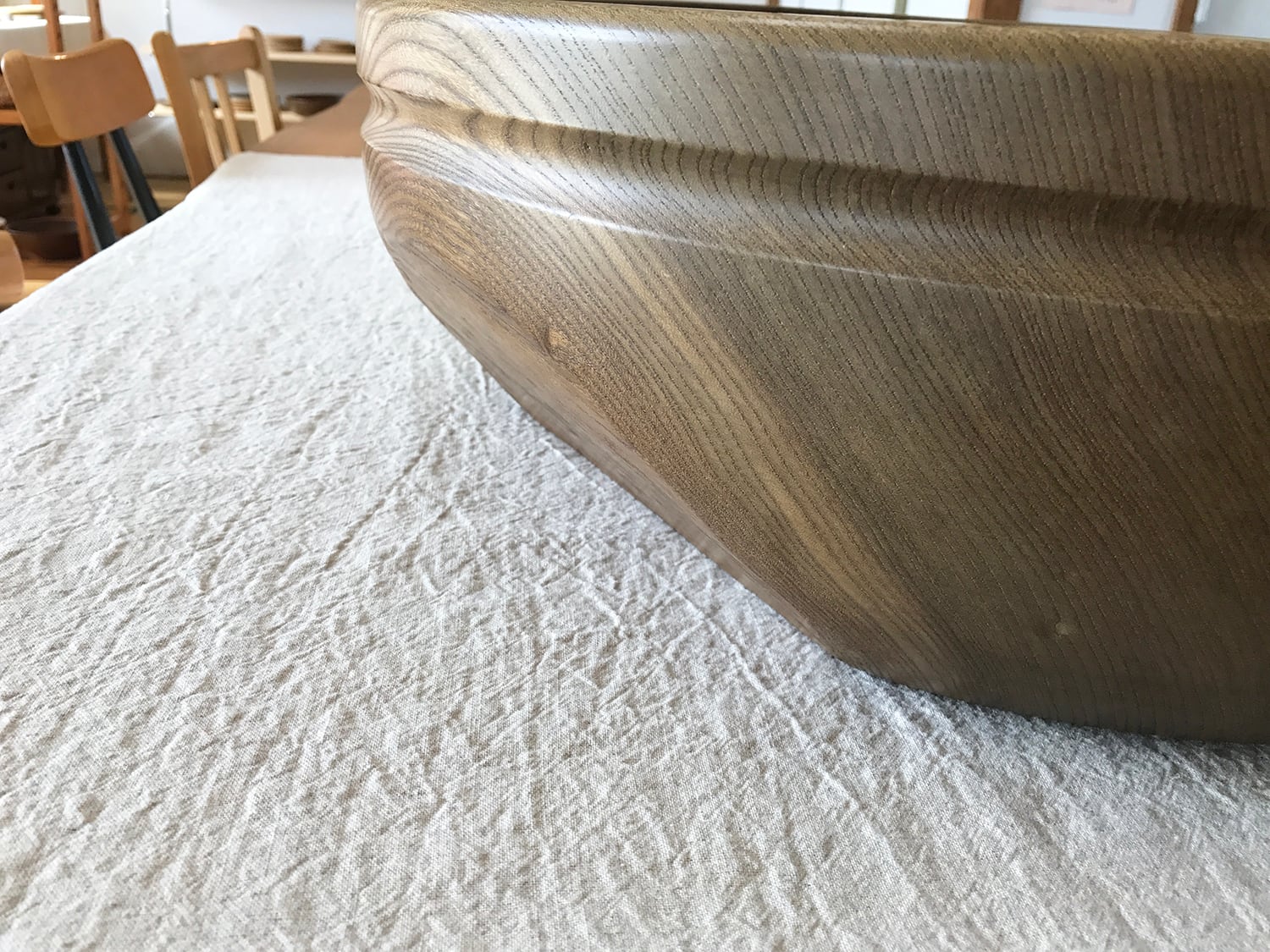 春楡埋木特大 こね鉢 | 工房 十勝の木のうつわ web shop