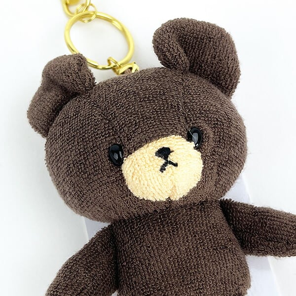 くまのがっこう ジャッキーのパイルチャームマスコット ぬいぐるみ