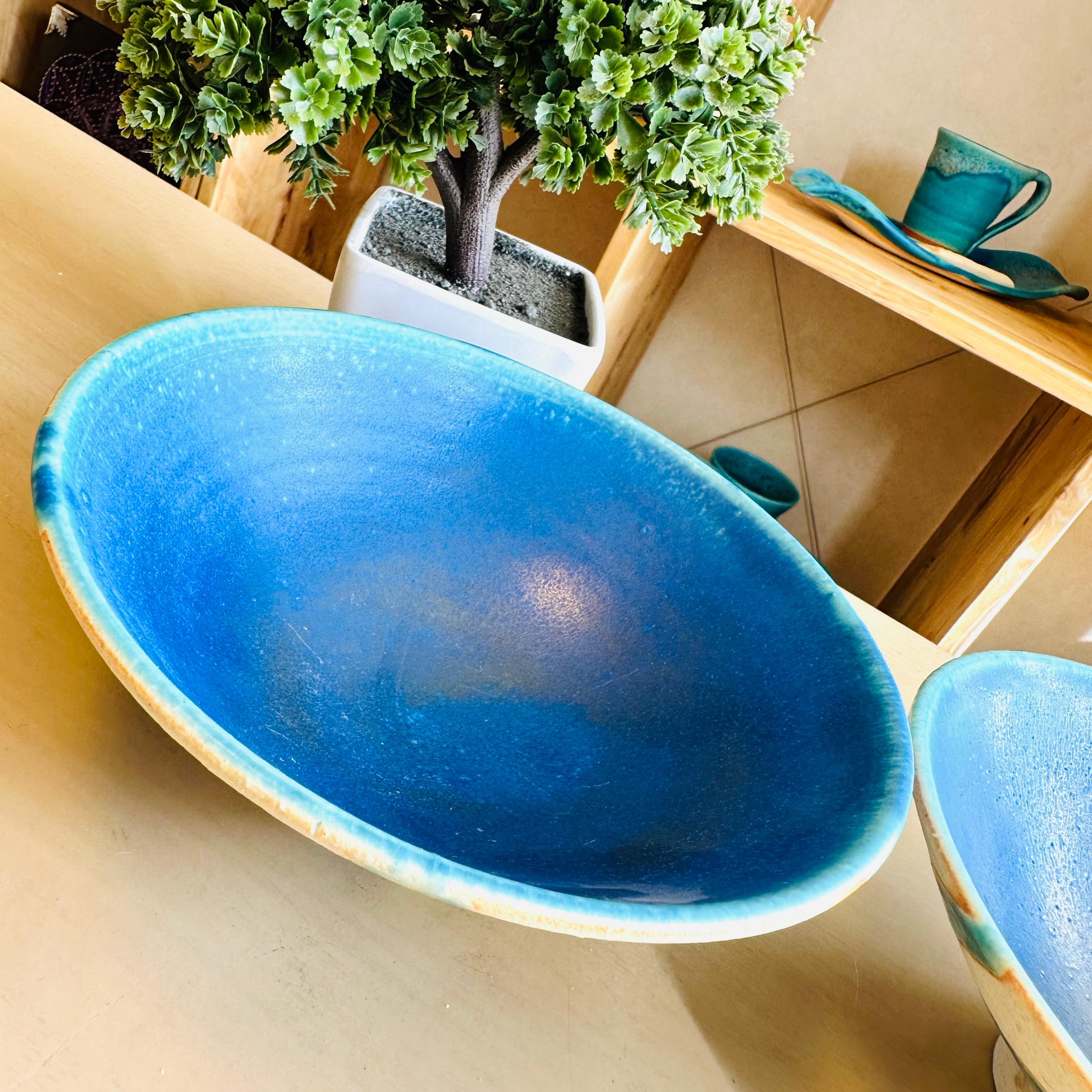 志陶房 夏至南風シリーズ 茶碗 | B-Blue