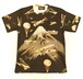 728 JOHNNY KIMONO Tシャツ 面白柄 和柄 富士山 複葉機 プロペラ機 気球 日の丸 タイ製 未使用 デッドストック サイズL MADE IN THAILAND