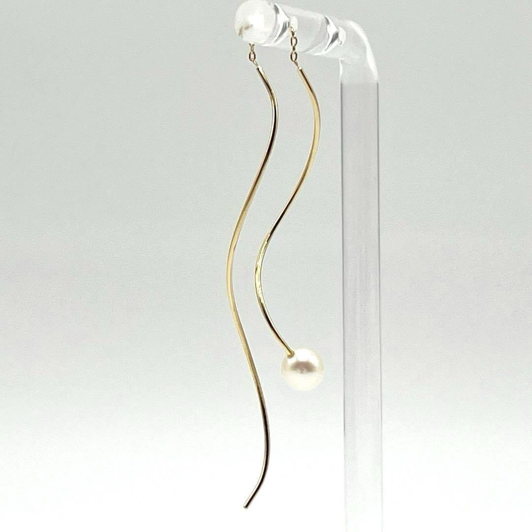 片耳のみ】タサキ TASAKI パール チェーン ピアス イヤリング 片耳のみ】タサキ TASAKI パール チェーン ピアス イヤリング