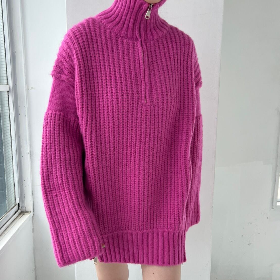 オーバーサイズデザインニットセーター_LN01118