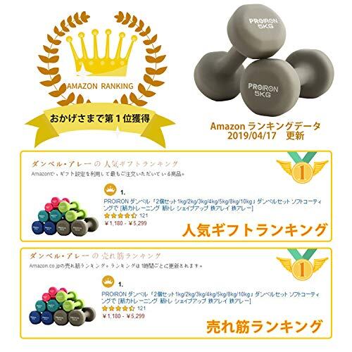 PROIRON ダンベル 10kg【 2個セット】 セス proiron